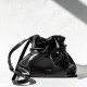 LOEWE Mini Flamenco clutch in nappa calfskin Black