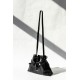 LOEWE Mini Flamenco clutch in nappa calfskin Black