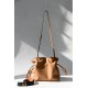 LOEWE Mini Flamenco clutch in nappa calfskin Warm Desert