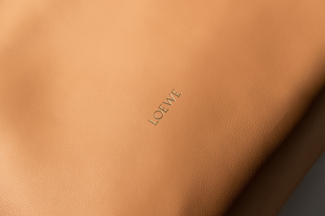 LOEWE Mini Flamenco clutch in nappa calfskin Warm Desert