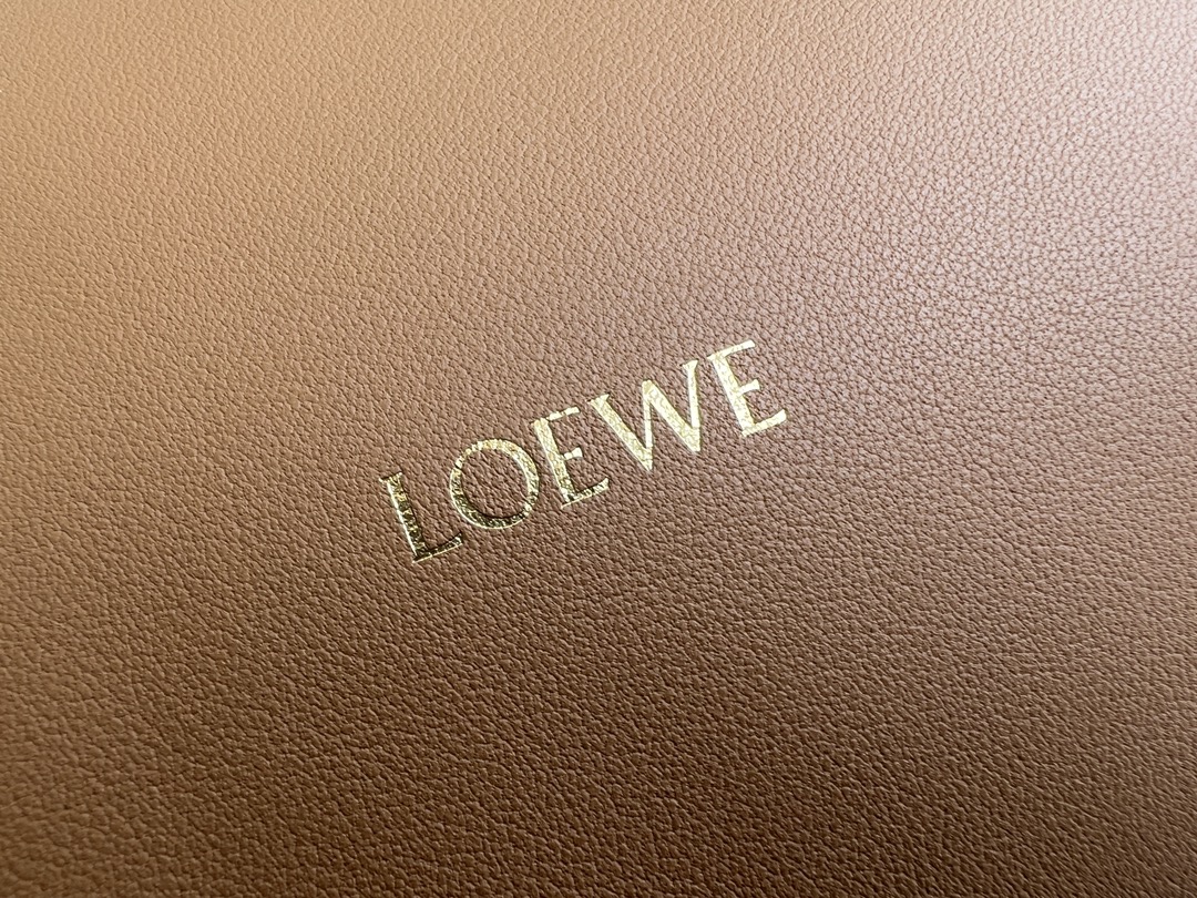 LOEWE Mini Flamenco clutch in nappa calfskin Warm Desert