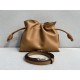 LOEWE Mini Flamenco clutch in nappa calfskin Warm Desert