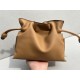 LOEWE Mini Flamenco clutch in nappa calfskin Warm Desert