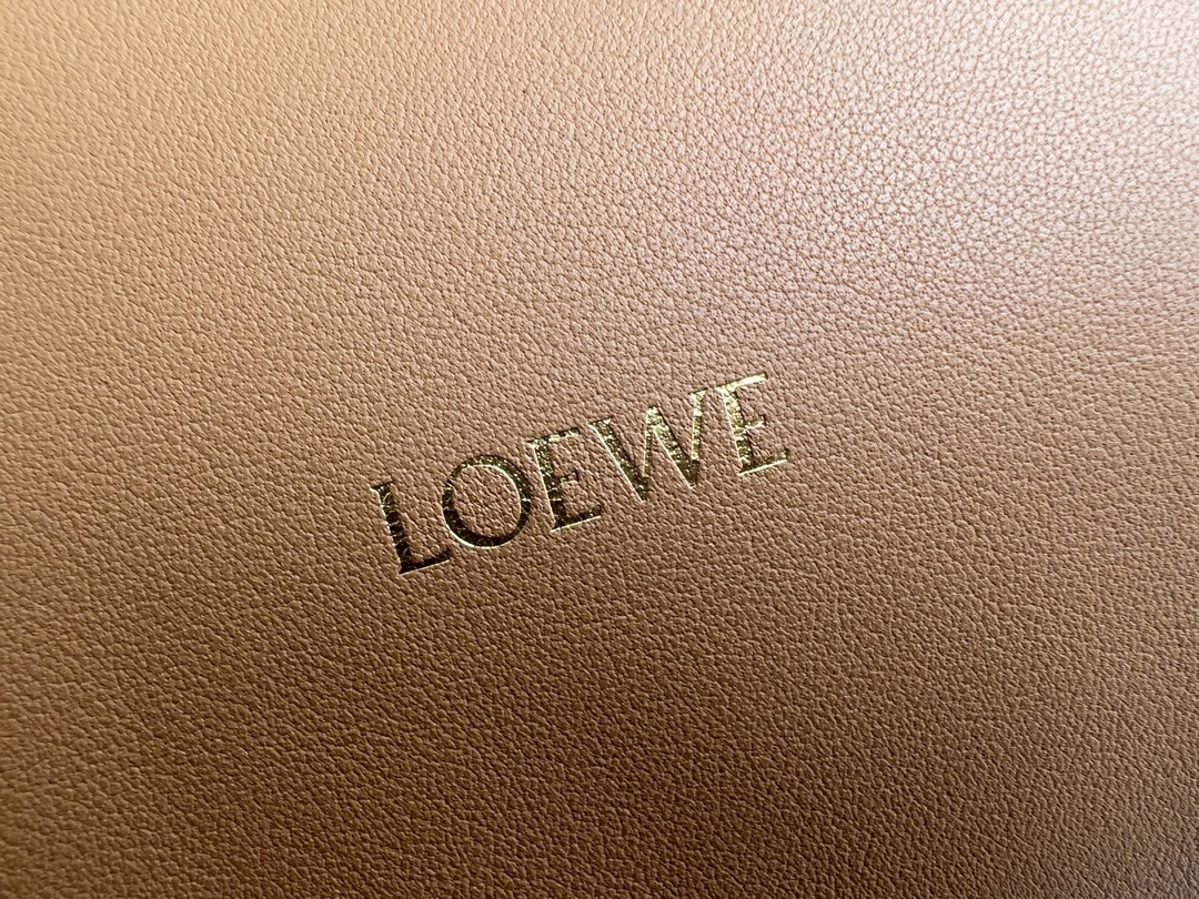 LOEWE Mini Flamenco clutch in nappa calfskin Warm Desert