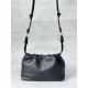 LOEWE Medium Flamenco purse in mellow nappa lambskin Black