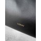 LOEWE Medium Flamenco purse in mellow nappa lambskin Black