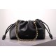 LOEWE Medium Flamenco purse in mellow nappa lambskin Black