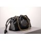 LOEWE Medium Flamenco purse in mellow nappa lambskin Black