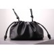 LOEWE Medium Flamenco purse in mellow nappa lambskin Black