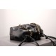 LOEWE Medium Flamenco purse in mellow nappa lambskin Black