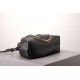 LOEWE Medium Flamenco purse in mellow nappa lambskin Black