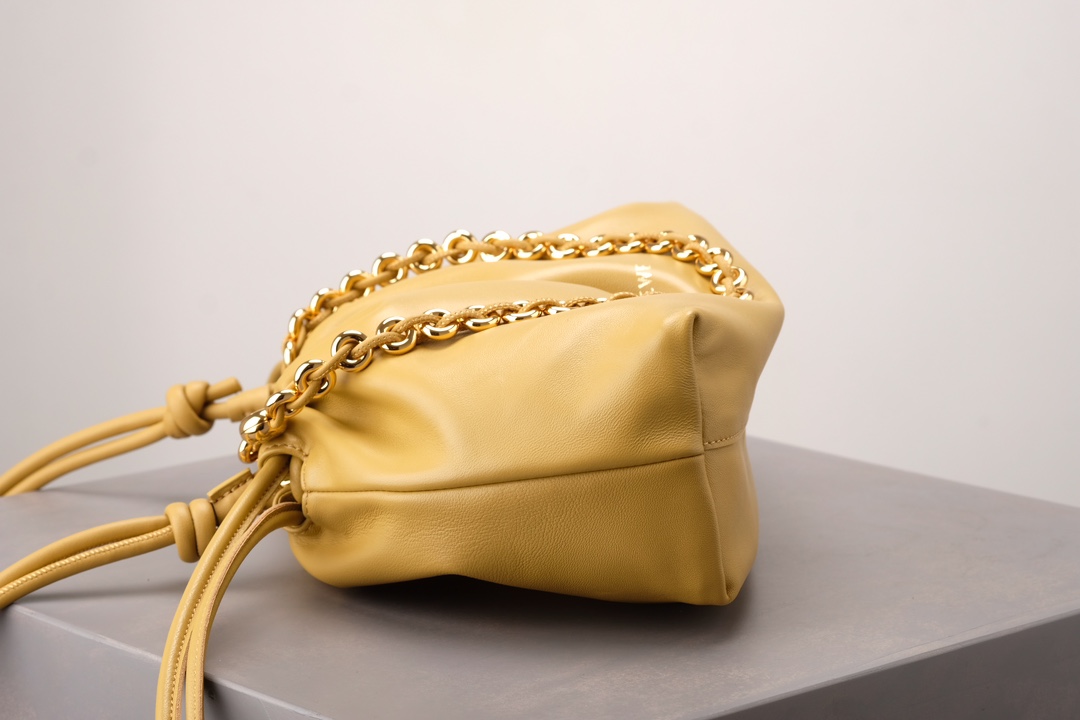 LOEWE Medium Flamenco purse in mellow nappa lambskin Sahara