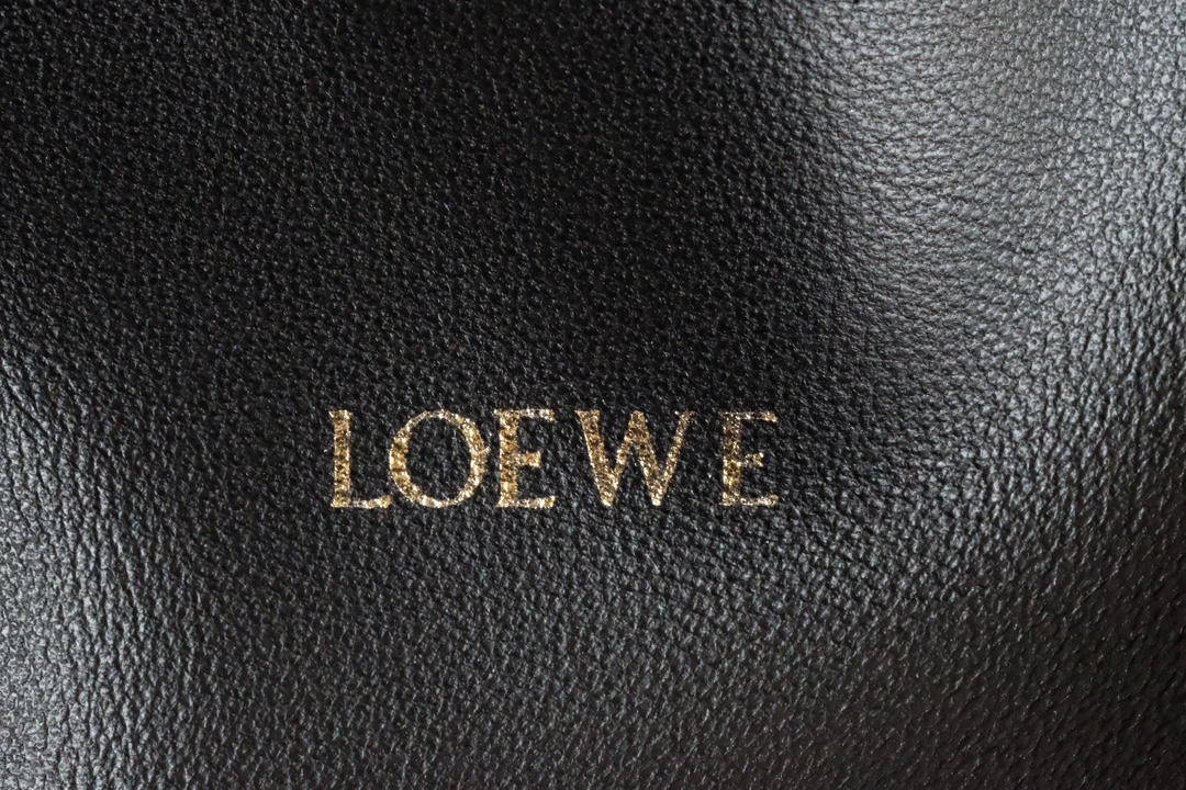 LOEWE Mini Flamenco Purse bag in mellow nappa lambskin Black