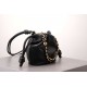 LOEWE Mini Flamenco Purse bag in mellow nappa lambskin Black