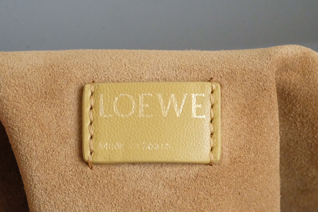 LOEWE Mini Flamenco Purse bag in mellow nappa lambskin Sahara