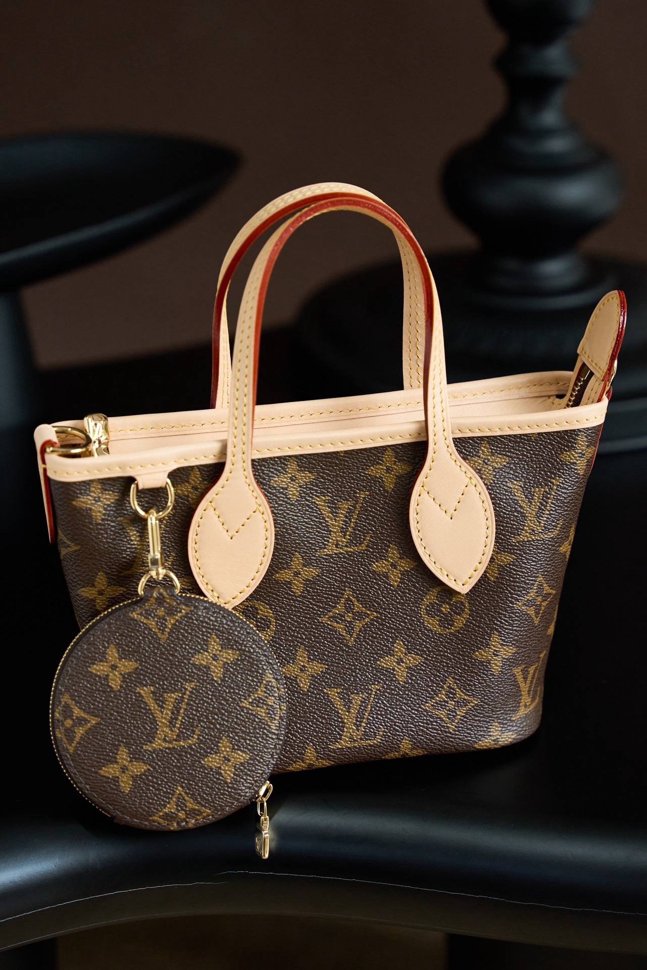 LOUIS VUITTON M46705 Neverfull BB Beige