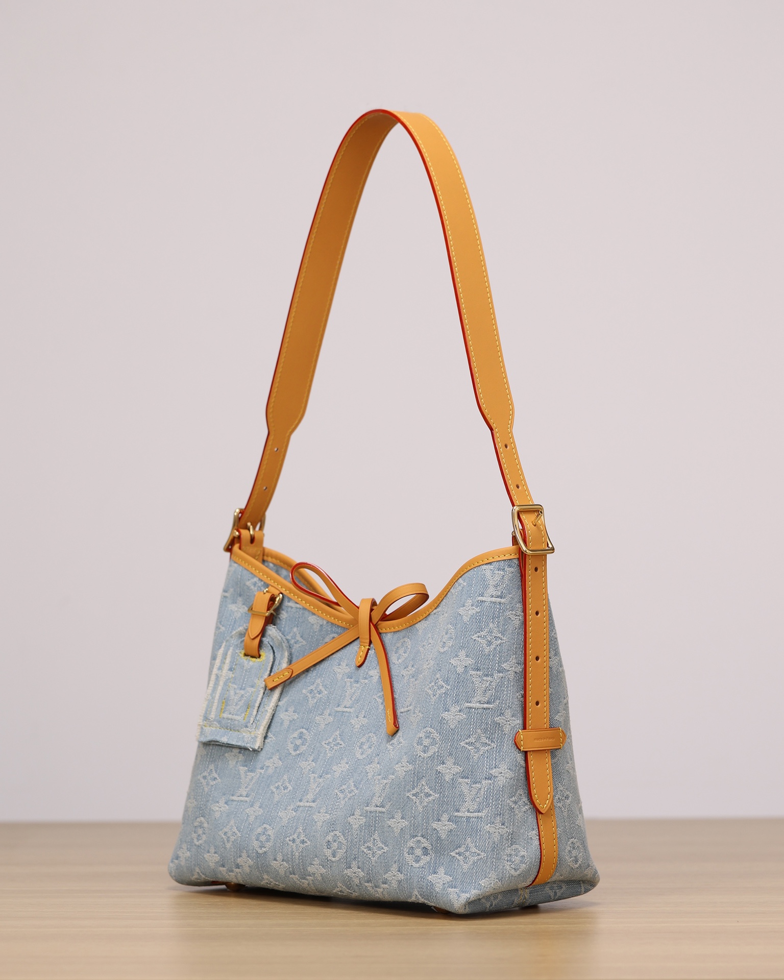 LOUIS VUITTON M11462 CarryAll PM Sky Blue Denim