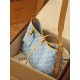 LOUIS VUITTON M11462 CarryAll PM Sky Blue Denim