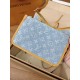 LOUIS VUITTON M11462 CarryAll PM Sky Blue Denim