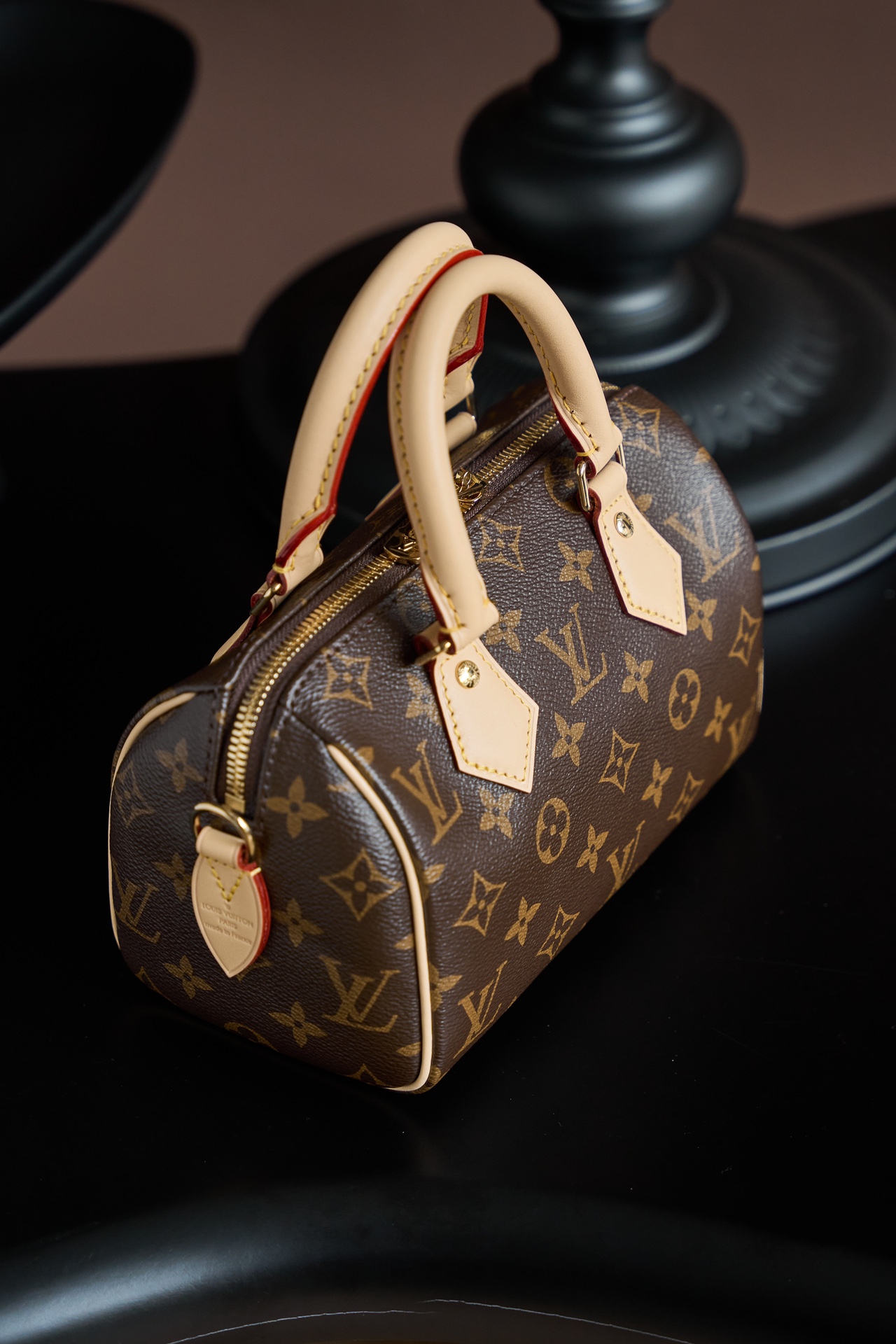 LOUIS VUITTON M46222 Speedy Bandoulière 20 Beige Strap