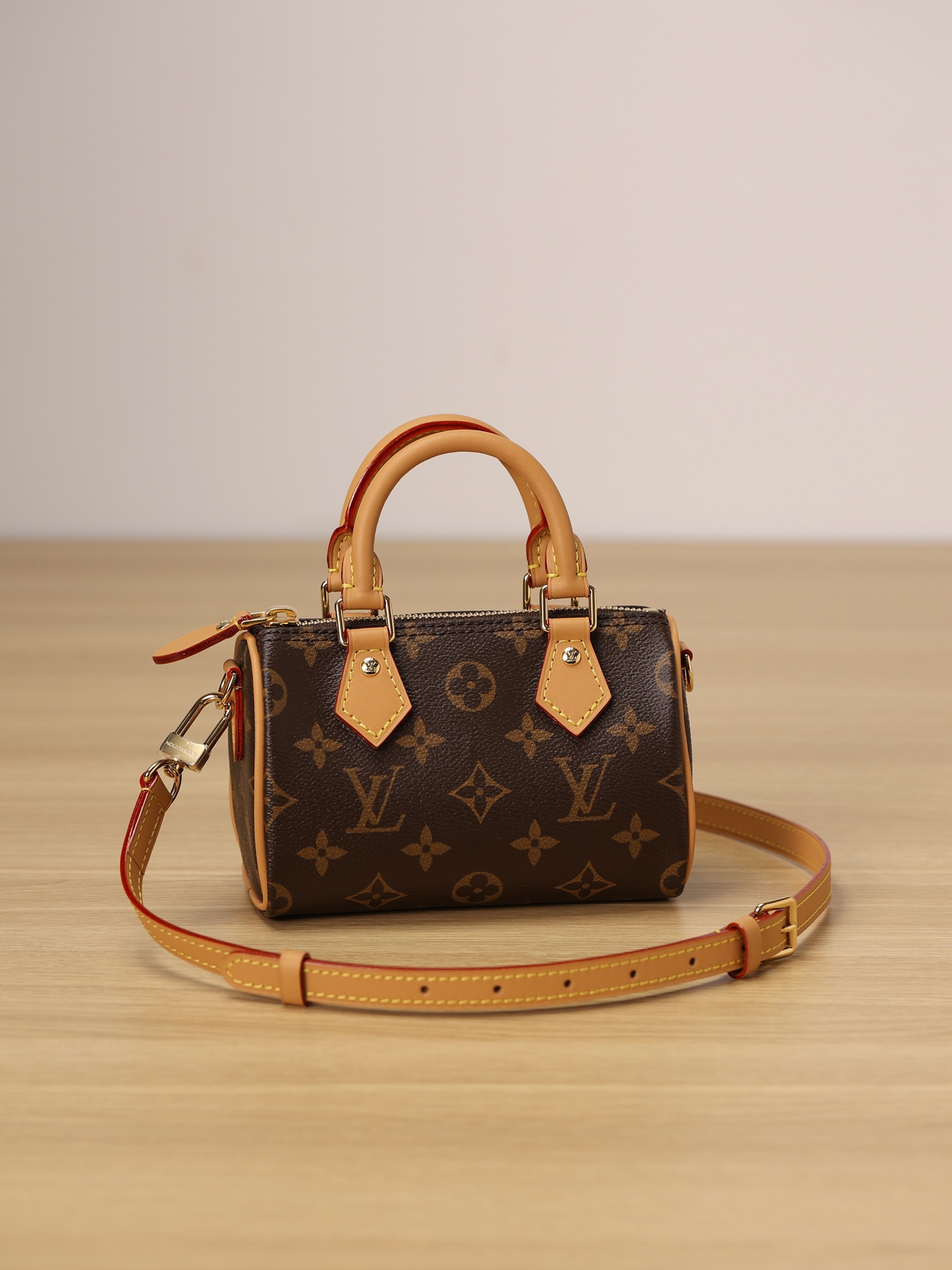 LOUIS VUITTON M81085 Nano Speedy Monogram coated canvas