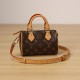 LOUIS VUITTON M81085 Nano Speedy Monogram coated canvas