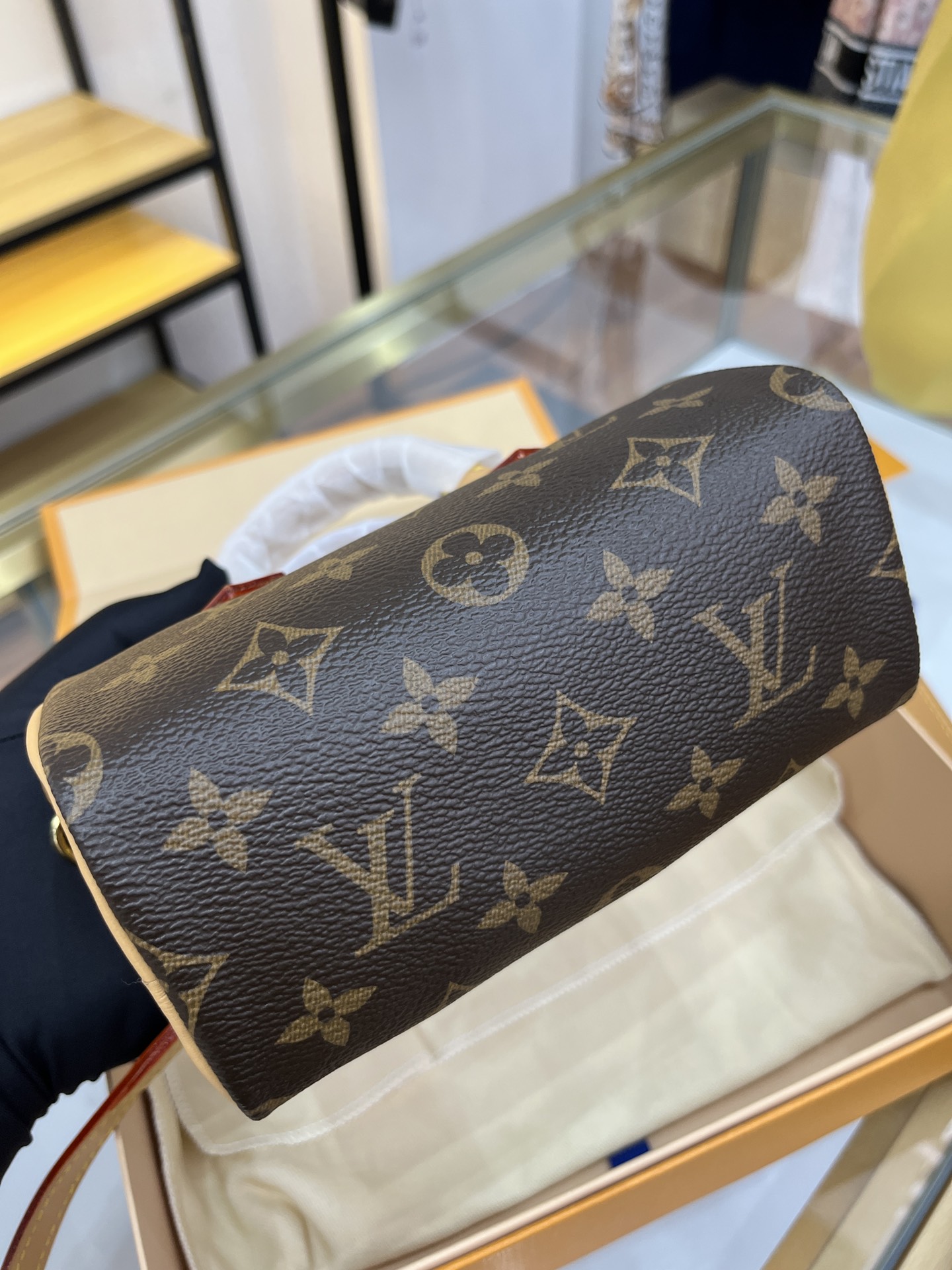 LOUIS VUITTON M81085 Nano Speedy Monogram coated canvas