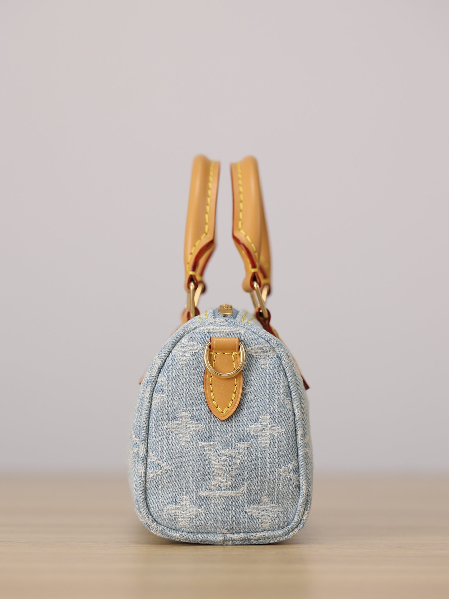 LOUIS VUITTON M11212 Nano Speedy Sky Blue Denim