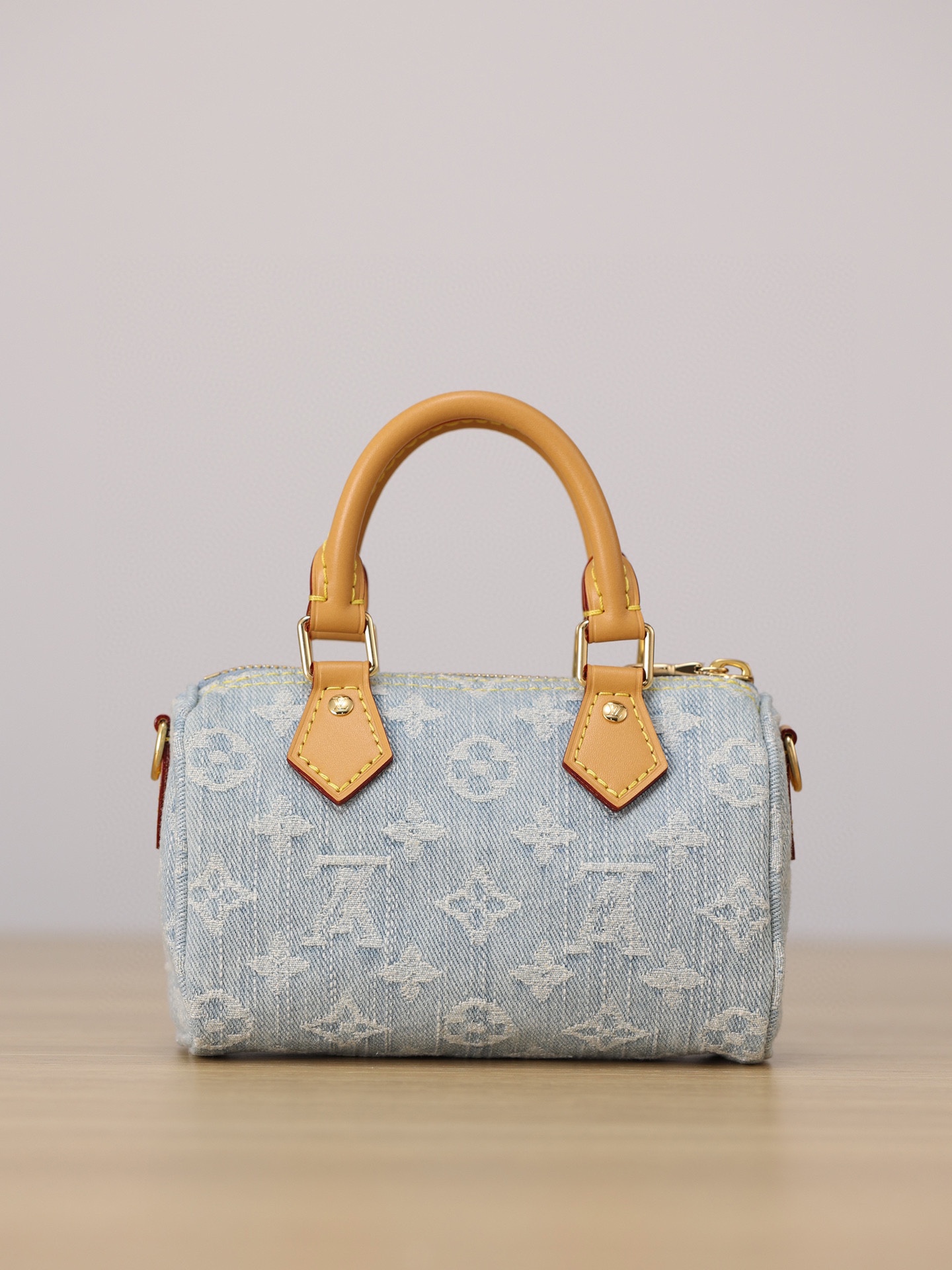 LOUIS VUITTON M11212 Nano Speedy Sky Blue Denim