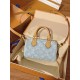 LOUIS VUITTON M11212 Nano Speedy Sky Blue Denim