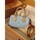 LOUIS VUITTON M11212 Nano Speedy Sky Blue Denim