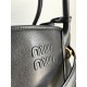 MIU MIU Aventure nappa leather bag Black