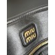 MIU MIU Aventure nappa leather bag Black