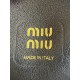 MIU MIU Small Aventure nappa leather top-handle bag Black