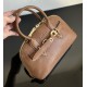 MIU MIU Small Aventure nappa leather top-handle bag Oak