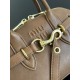 MIU MIU Small Aventure nappa leather top-handle bag Oak