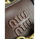 MIU MIU Medium Aventure nappa leather top-handle bag Briarwood