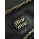 MIU MIU Medium Aventure nappa leather top-handle bag Black