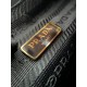 PRADA Re-Edition Saffiano leather mini bag Black/Gold Hardware