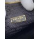 PRADA Re-Edition Saffiano leather mini bag Black/Gold Hardware