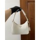 PRADA Re-Edition Saffiano leather mini bag White/Gold Hardware