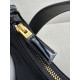 PRADA Re-Edition 2002 Re-Nylon and brushed leather shoulder bag Black/Gold Hardware