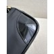 PRADA Re-Edition 2002 Re-Nylon and brushed leather shoulder bag Black/Gold Hardware