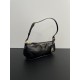 PRADA Re-Edition 2002 small leather shoulder bag Black/Gold Hardware