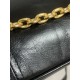 PRADA Re-Edition 2002 medium leather shoulder bag Black/Gold Hardware