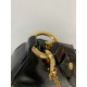 PRADA Re-Edition 2002 medium leather shoulder bag Black/Gold Hardware