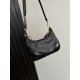 PRADA Re-Edition 2002 leather shoulder bag Black/Gold Hardware