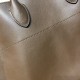 THE ROW Soft Margaux 15 Bag in Leather Brown/Silver Hardware