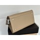 THE ROW Soft Margaux 15 Bag in Leather Dark Taupe/Silver Hardware