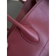 THE ROW Soft Margaux 15 Bag in Leather Burgundy/Silver Hardware